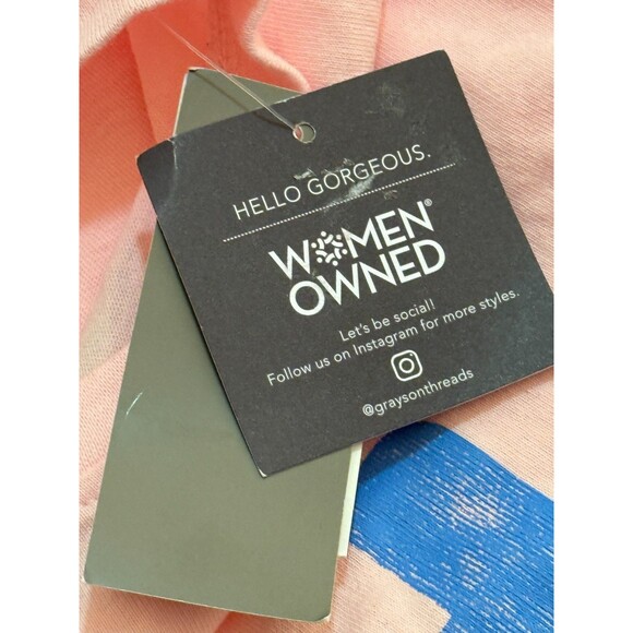 FANTA Women's Short Sleeve Pull-Over Pink T-Shirt Medium NWT - Picture 6 of 6